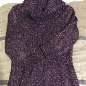 Burgandy sweater dress